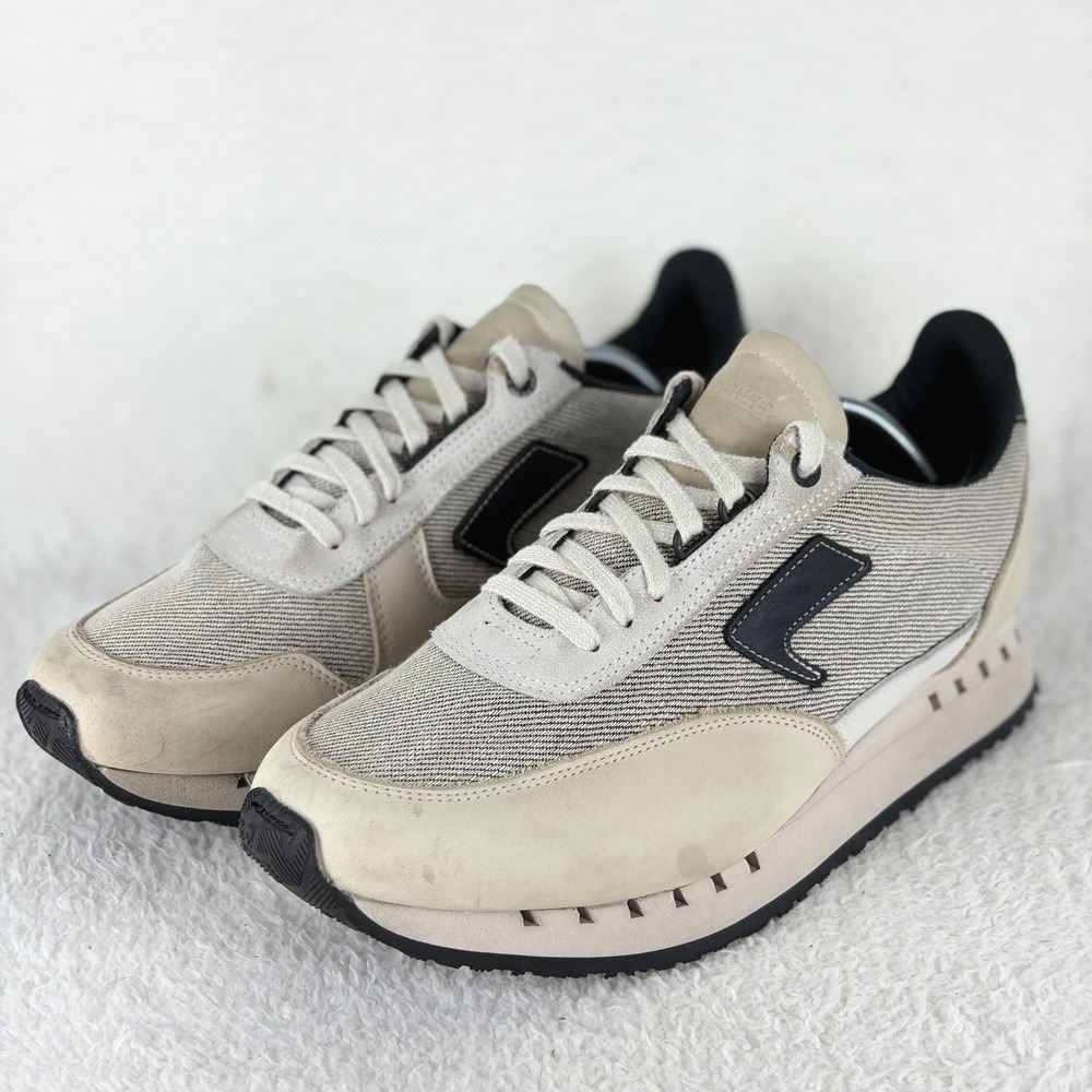 SAS 7eventy6ix-X Lace Up Sneaker Beige Women's 10‎ W Shoes Monahans Leather USA